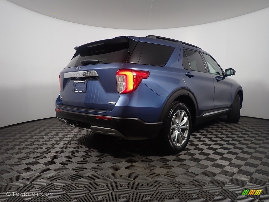 2020 Explorer XLT 4WD - Blue Metallic / Sandstone photo #17