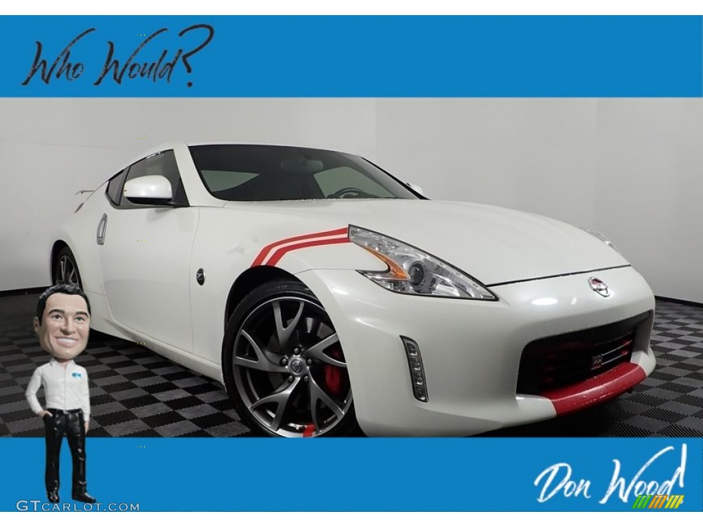 2014 370Z Touring Coupe - Pearl White / Black photo #1