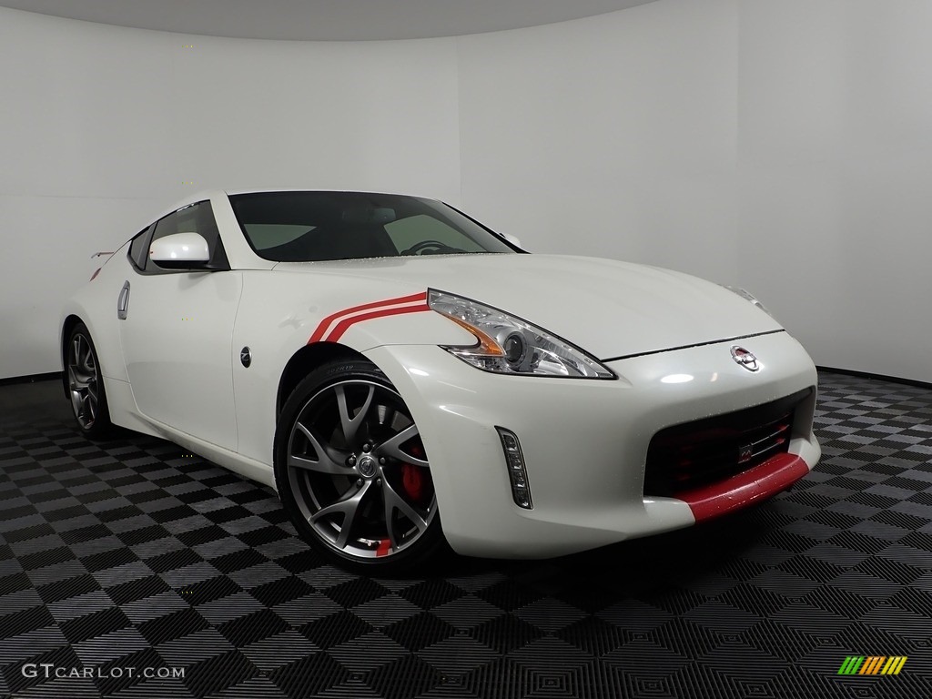 2014 370Z Touring Coupe - Pearl White / Black photo #2