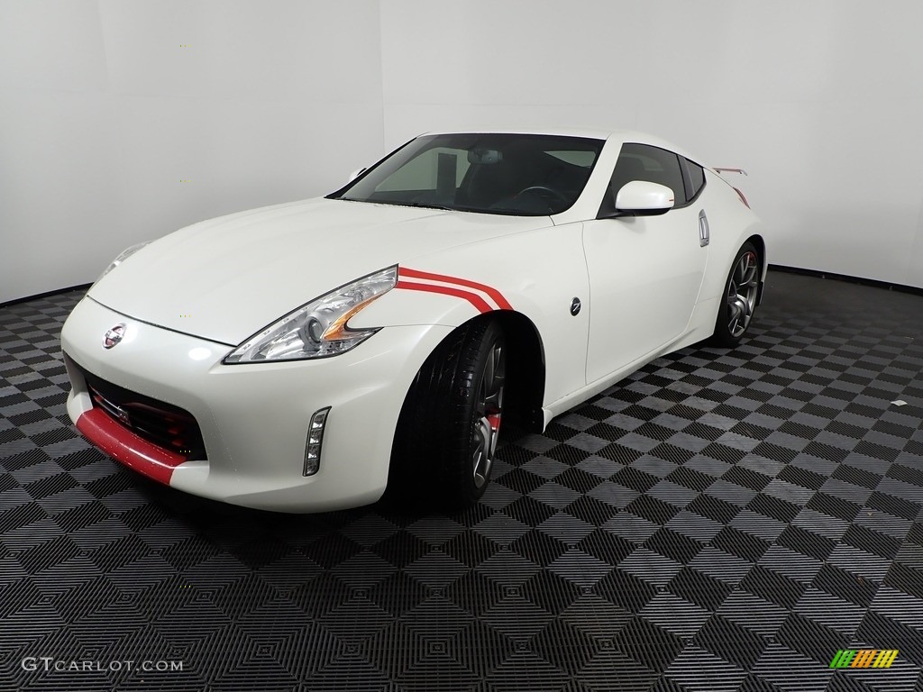 2014 370Z Touring Coupe - Pearl White / Black photo #7