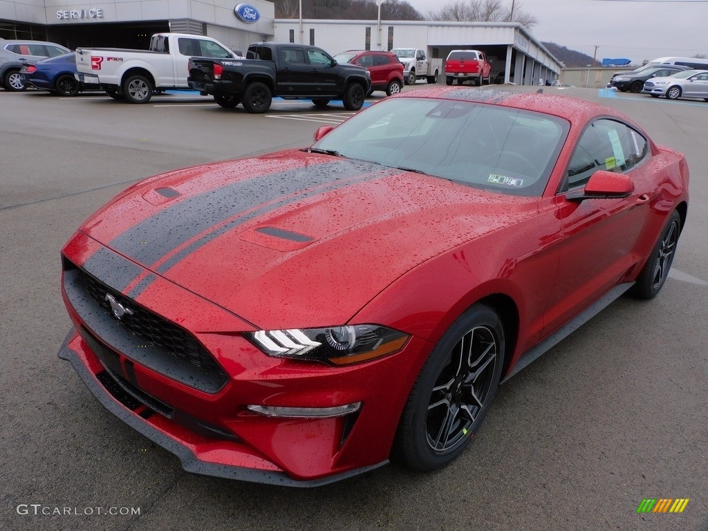2021 Mustang EcoBoost Premium Fastback - Rapid Red Metallic / Ebony/Recaro Leather Trimed photo #7