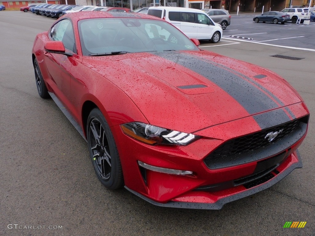 2021 Mustang EcoBoost Premium Fastback - Rapid Red Metallic / Ebony/Recaro Leather Trimed photo #9