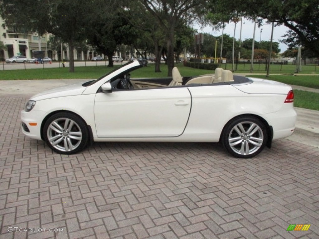 2012 Eos Executive - Candy White / Cornsilk Beige photo #7