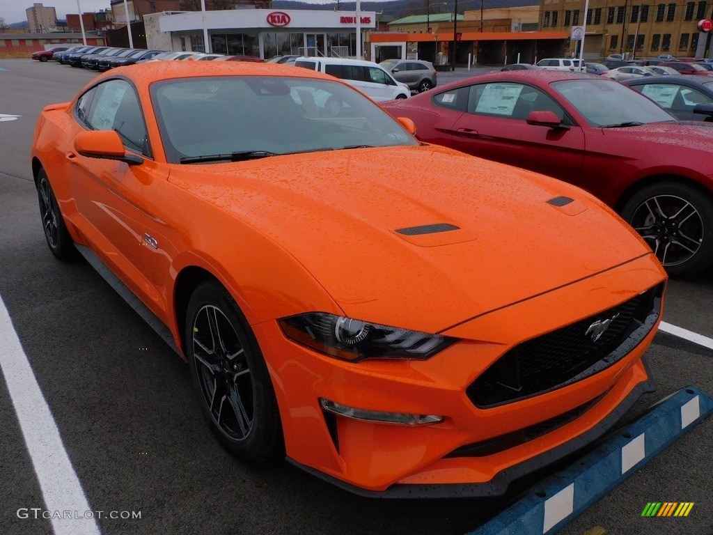 Twister Orange Tri-Coat 2021 Ford Mustang GT Fastback Exterior Photo #143484887