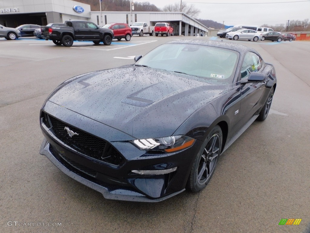 2021 Mustang GT Premium Fastback - Antimatter Blue Metallic / Ebony/Recaro Leather Trimed photo #7