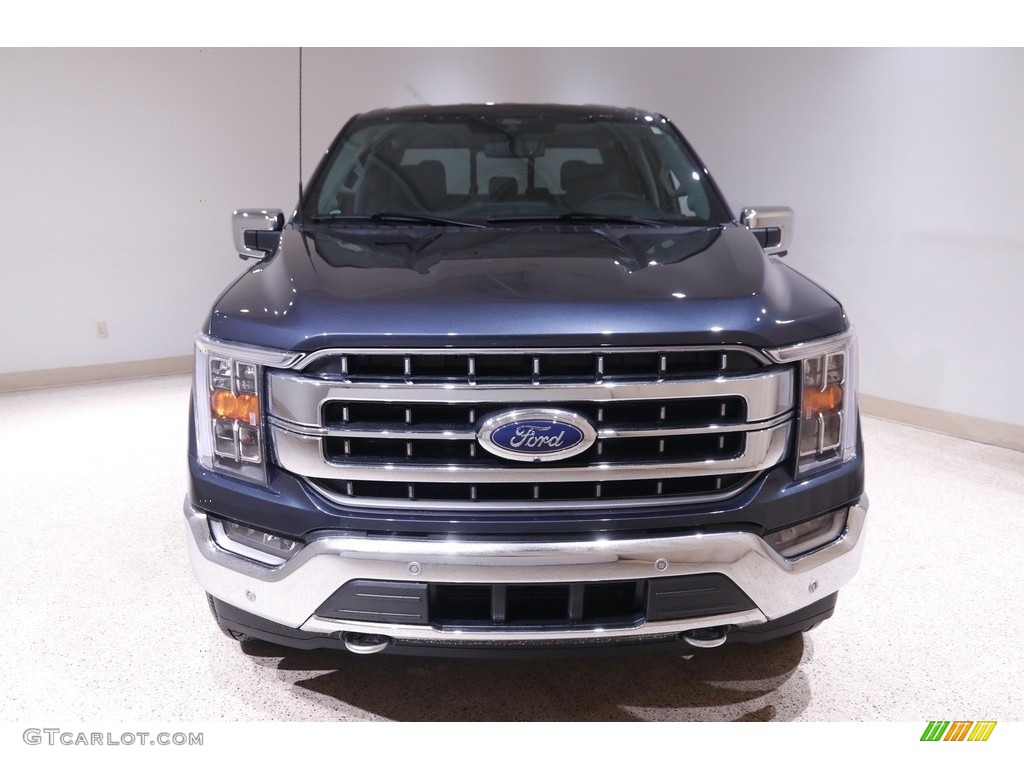 2021 F150 Lariat SuperCrew 4x4 - Smoked Quartz / Black photo #2