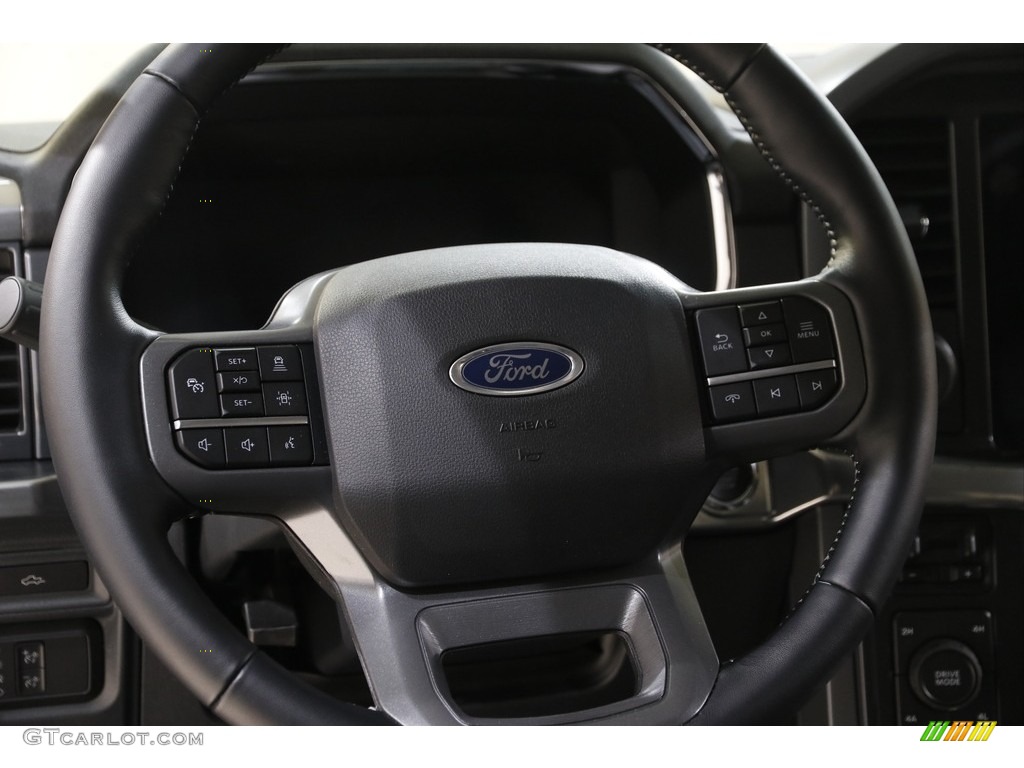 2021 F150 Lariat SuperCrew 4x4 - Smoked Quartz / Black photo #7