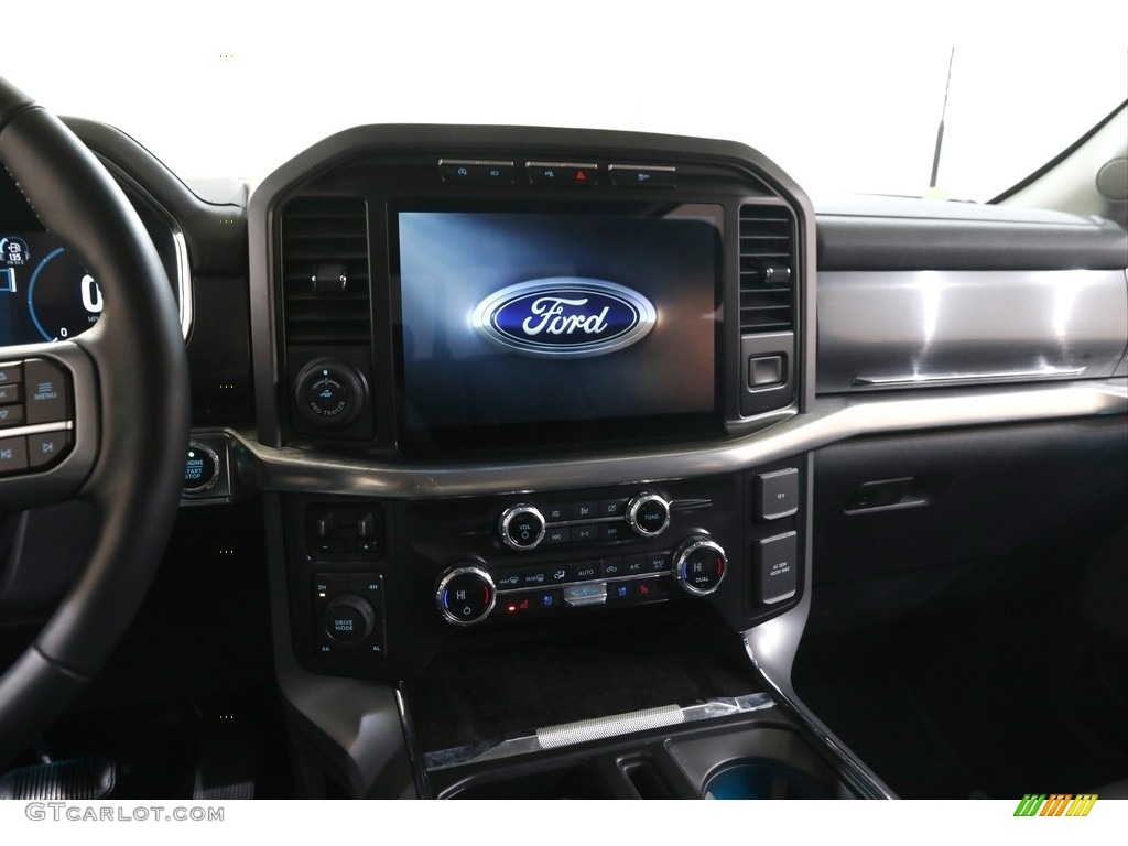 2021 F150 Lariat SuperCrew 4x4 - Smoked Quartz / Black photo #9