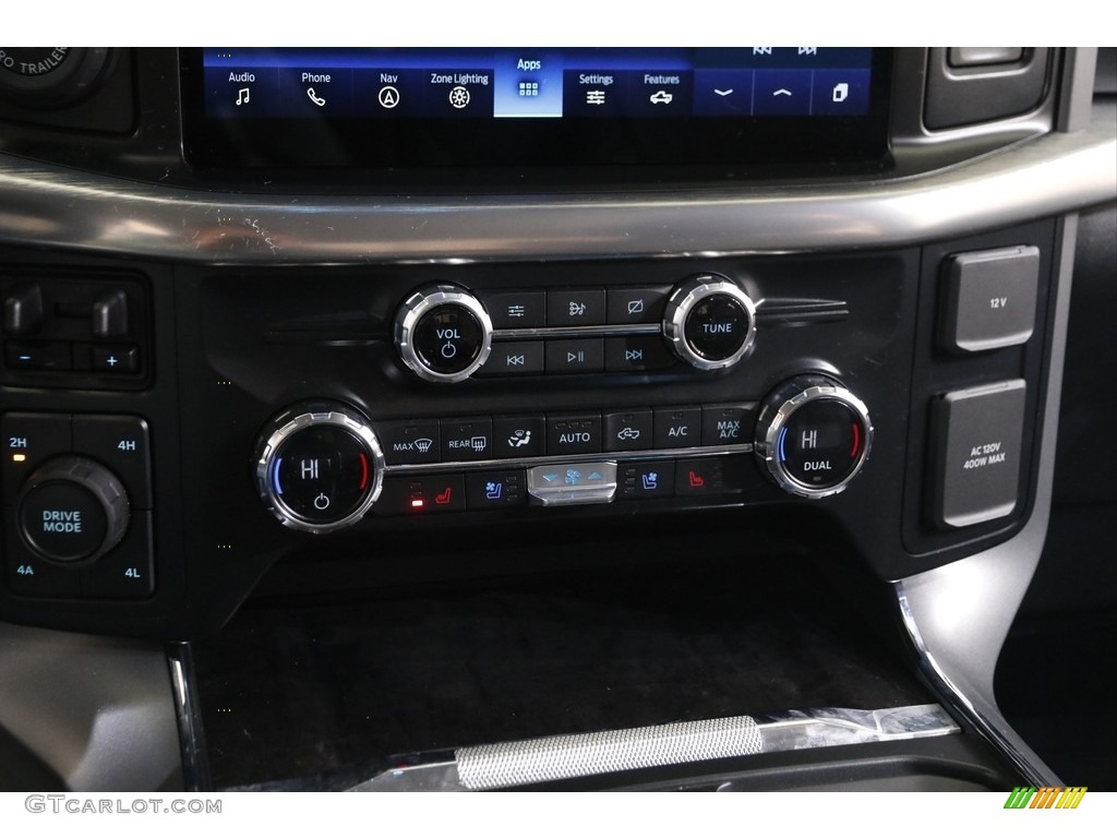 2021 F150 Lariat SuperCrew 4x4 - Smoked Quartz / Black photo #15