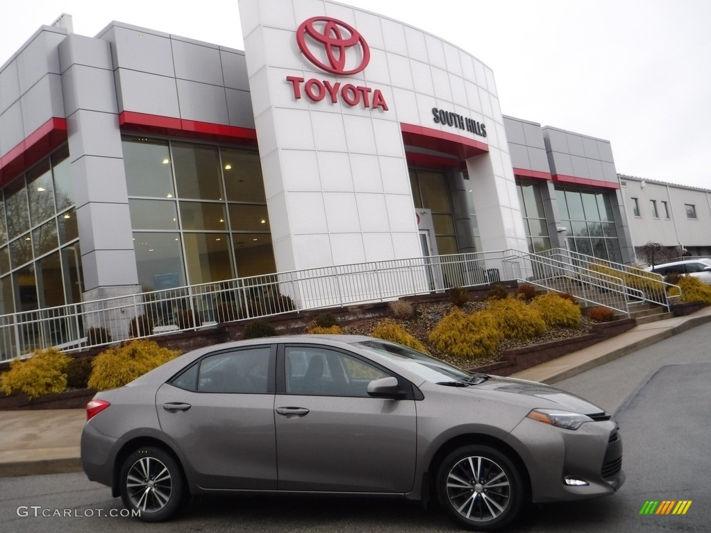 2019 Corolla LE - Falcon Gray metallic / Black photo #2