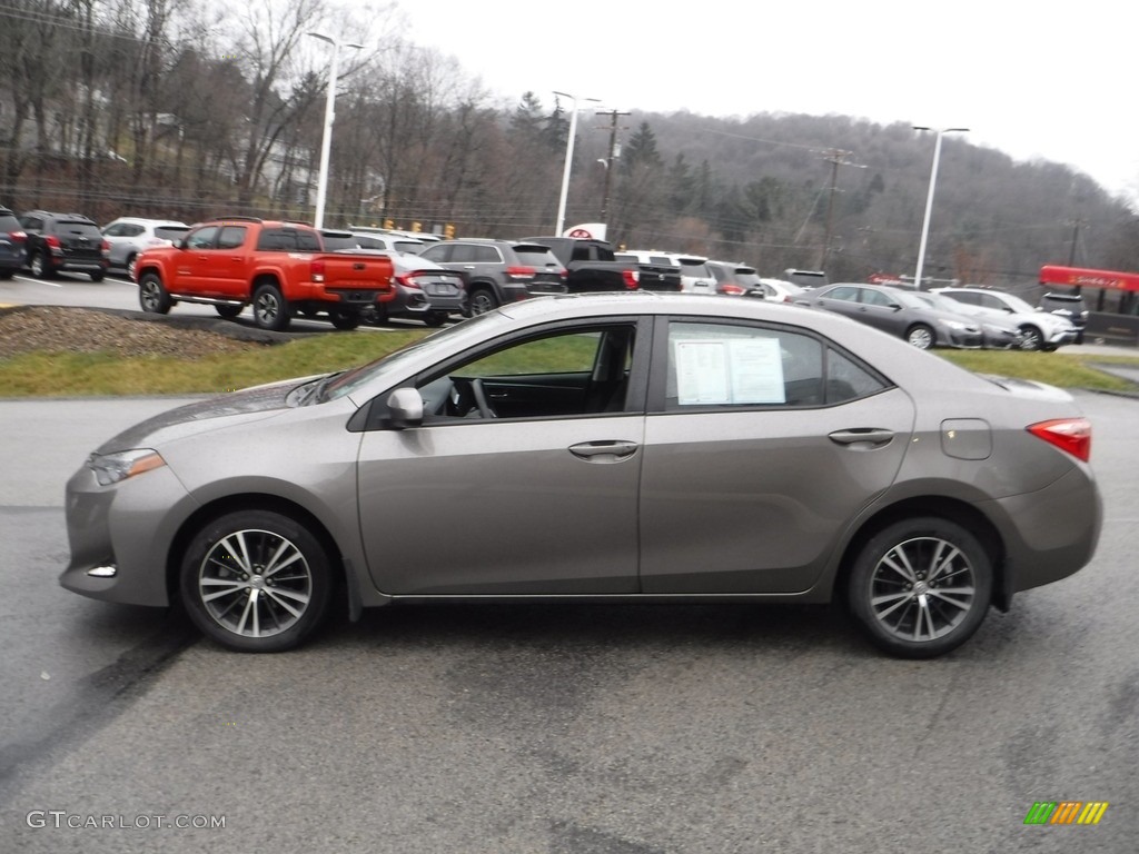 2019 Corolla LE - Falcon Gray metallic / Black photo #13