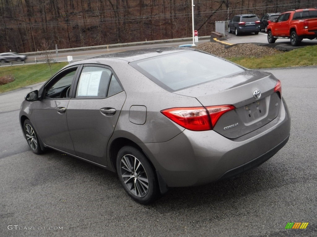 2019 Corolla LE - Falcon Gray metallic / Black photo #14