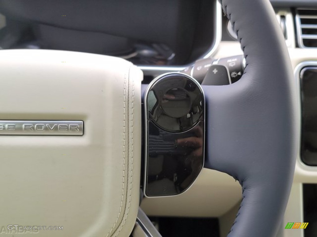 2022 Land Rover Range Rover HSE Westminster Navy/Ivory Steering Wheel Photo #143487203