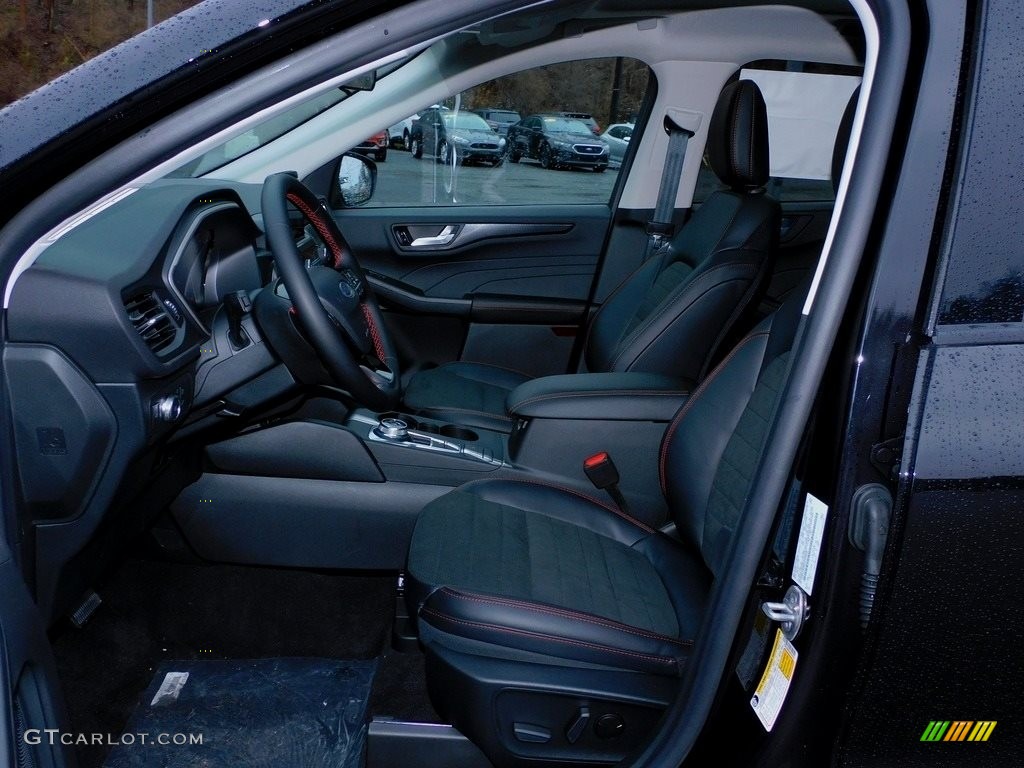Ebony Interior 2022 Ford Escape SEL 4WD Photo #143487599