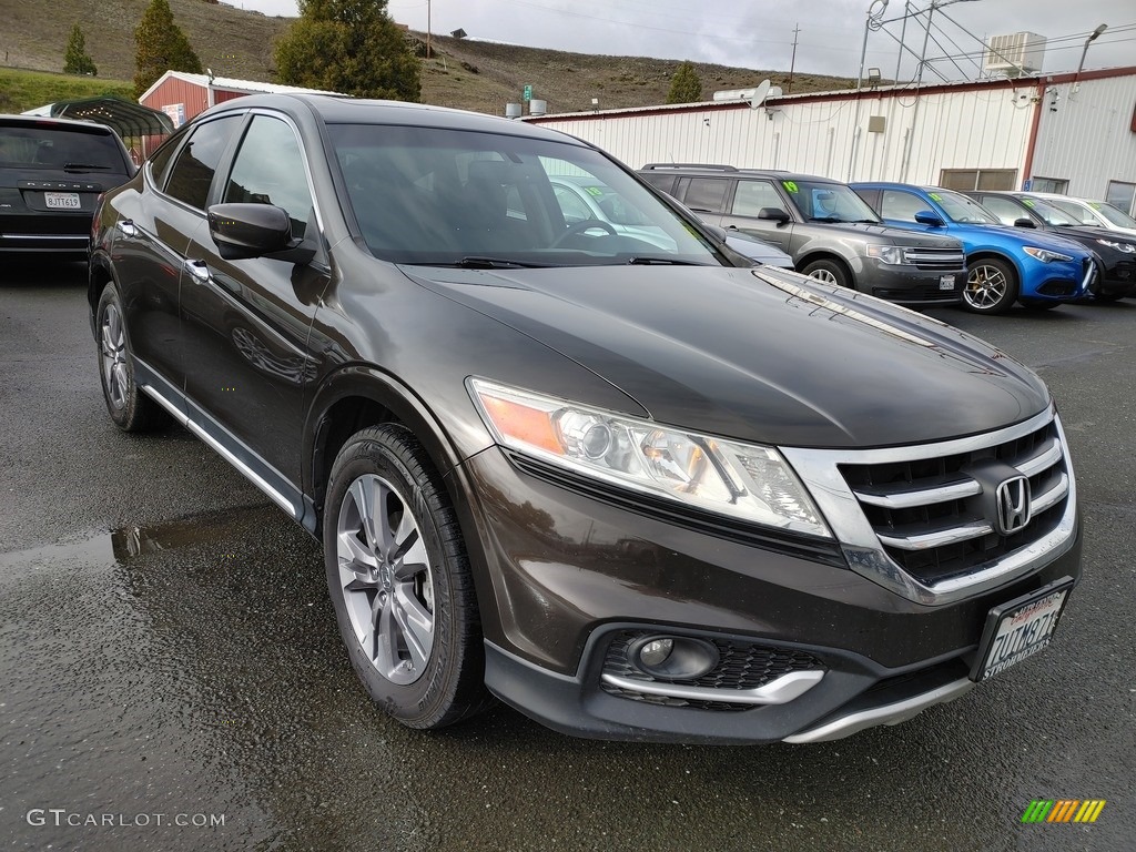 Kona Coffee Metallic 2014 Honda Crosstour EX V6 Exterior Photo #143487941