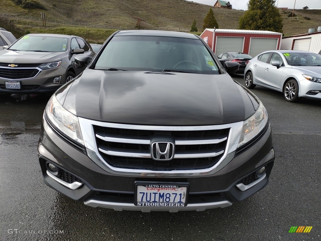 2014 Crosstour EX V6 - Kona Coffee Metallic / Black photo #2