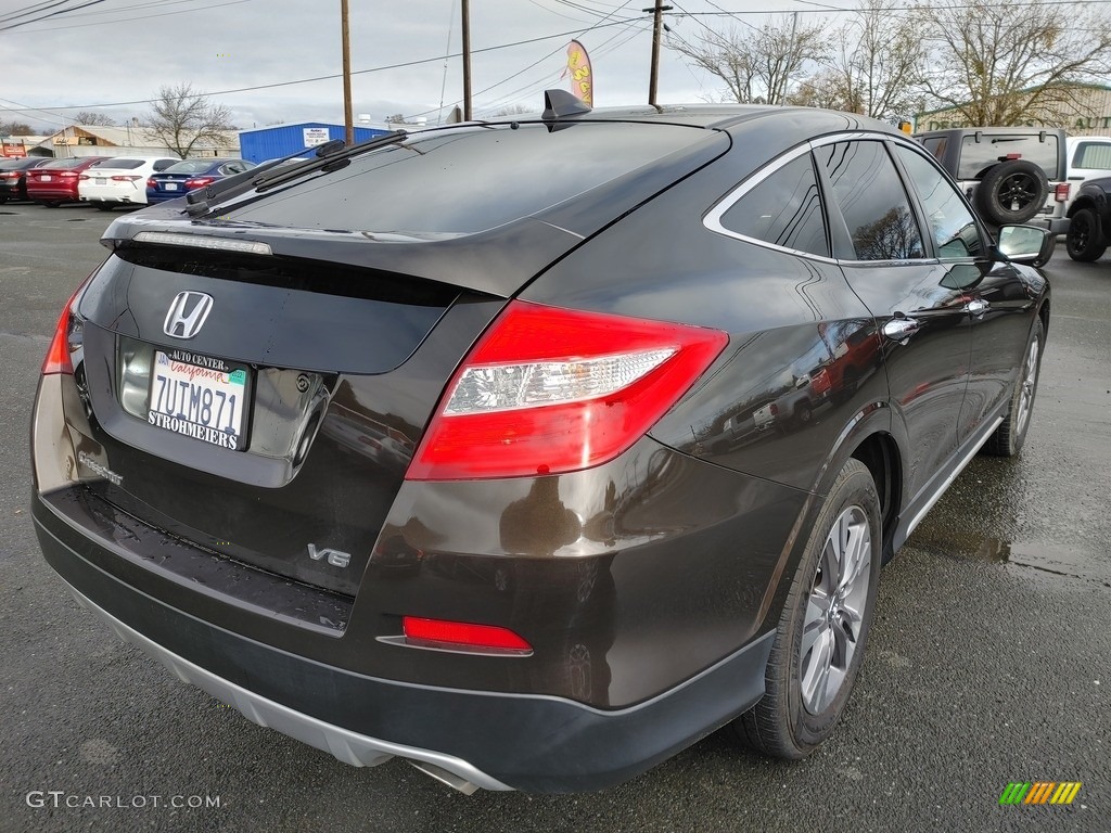 2014 Crosstour EX V6 - Kona Coffee Metallic / Black photo #8