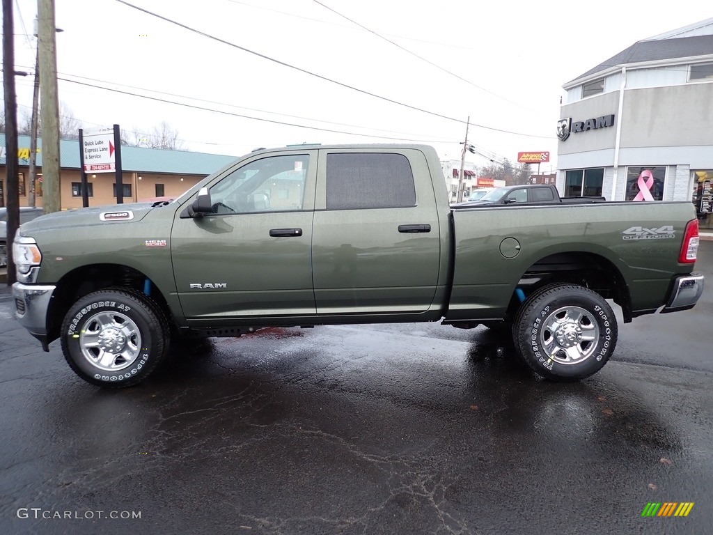 Olive Green Pearl 2022 Ram 2500 Tradesman Crew Cab 4x4 Exterior Photo #143488115