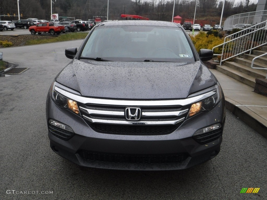 2016 Pilot LX AWD - Modern Steel Metallic / Gray photo #10