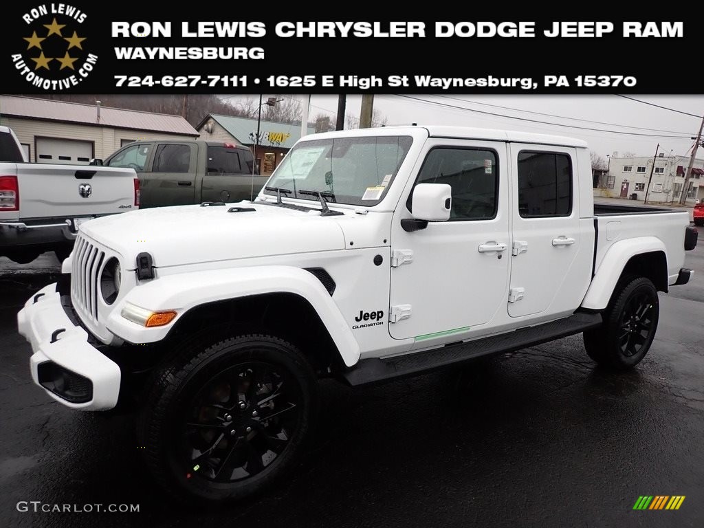 2021 Gladiator High Altitude 4x4 - Bright White / Black photo #1