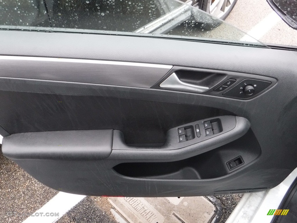 2016 Volkswagen Jetta Sport Black/Ceramique Door Panel Photo #143490022
