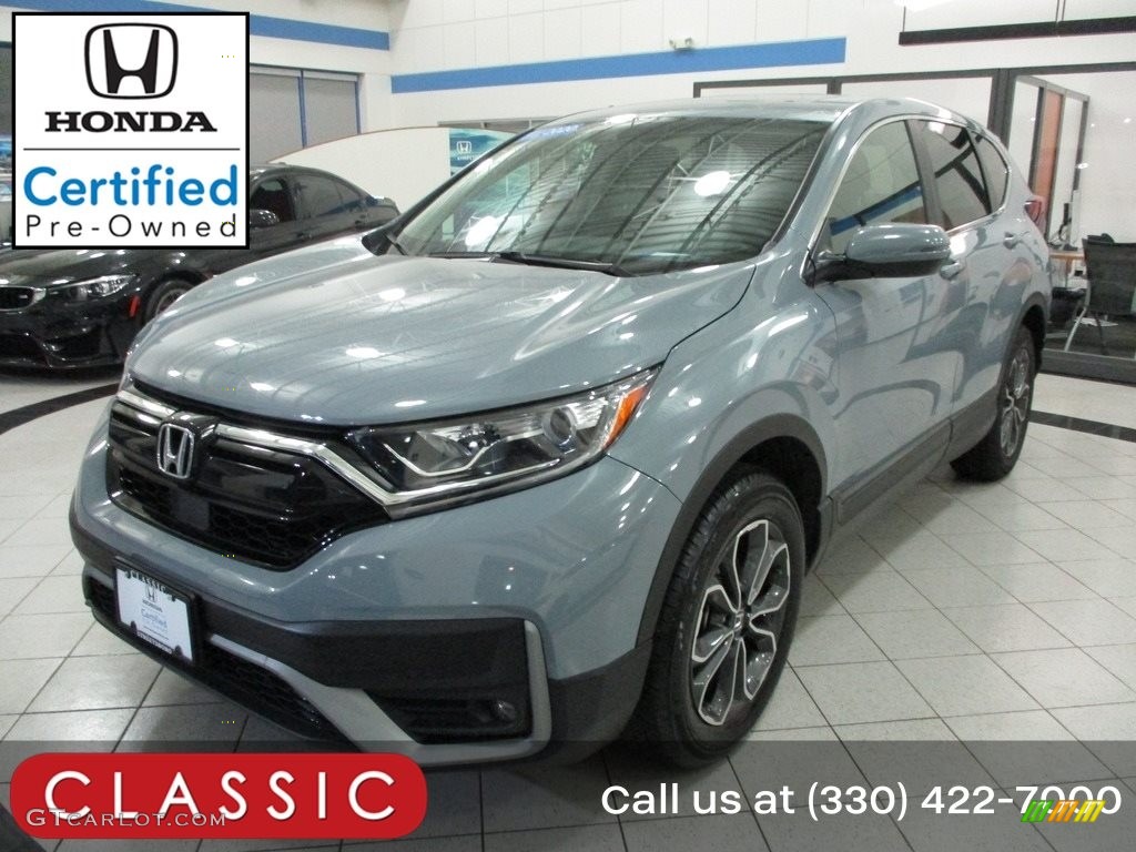 2020 CR-V EX AWD - Sonic Gray Pearl / Black photo #1