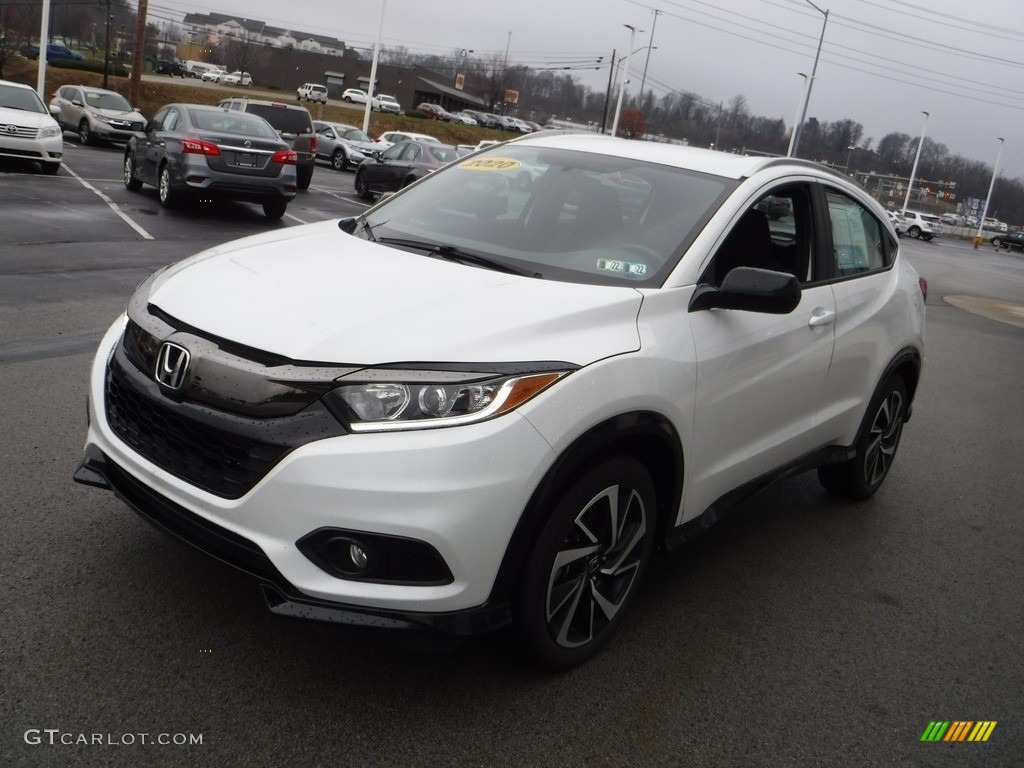 Platinum White Pearl 2020 Honda HR-V Sport AWD Exterior Photo #143491070