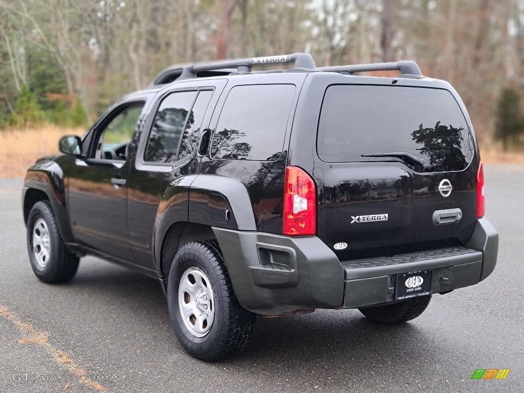 2008 Xterra S 4x4 - Super Black / Steel/Graphite photo #3