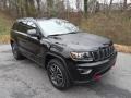 Diamond Black Crystal Pearl 2021 Jeep Grand Cherokee Trailhawk 4x4 Exterior