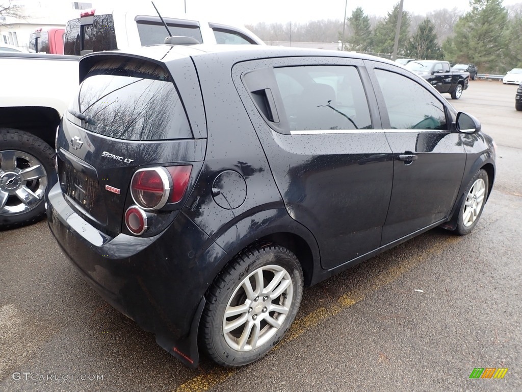 2016 Sonic LT Hatchback - Nightfall Gray Metallic / Jet Black/Dark Titanium photo #3