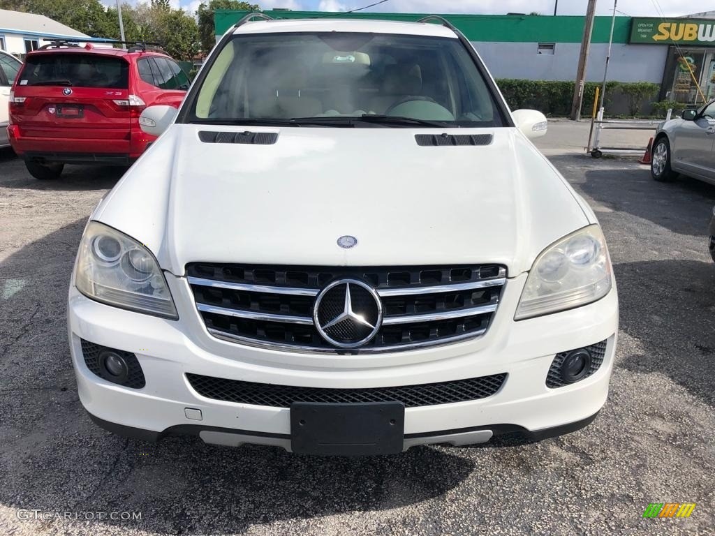 2008 ML 320 CDI 4Matic - Arctic White / Ash Grey photo #2