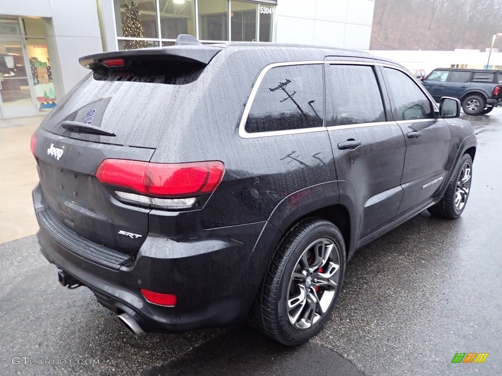 2014 Grand Cherokee SRT 4x4 - Brilliant Black Crystal Pearl / SRT Morocco Black photo #2