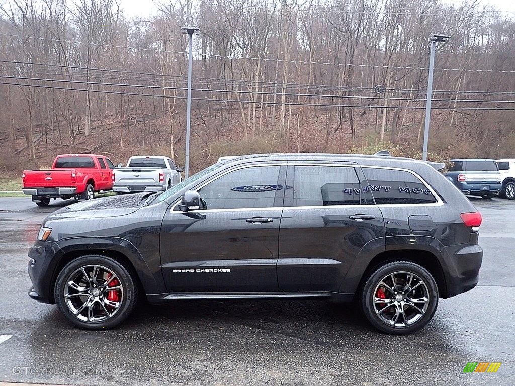 2014 Grand Cherokee SRT 4x4 - Brilliant Black Crystal Pearl / SRT Morocco Black photo #6