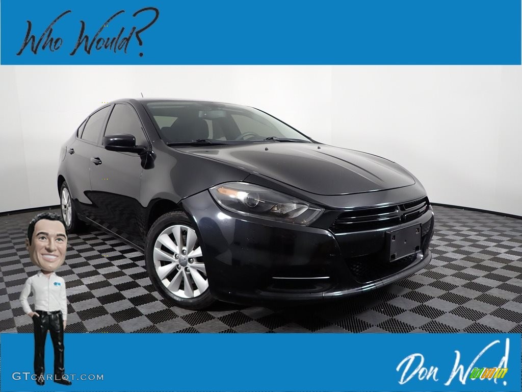 2014 Dart SXT - Pitch Black / Black/Light Tungsten photo #1