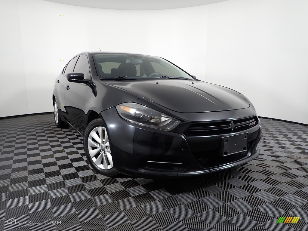 2014 Dart SXT - Pitch Black / Black/Light Tungsten photo #2