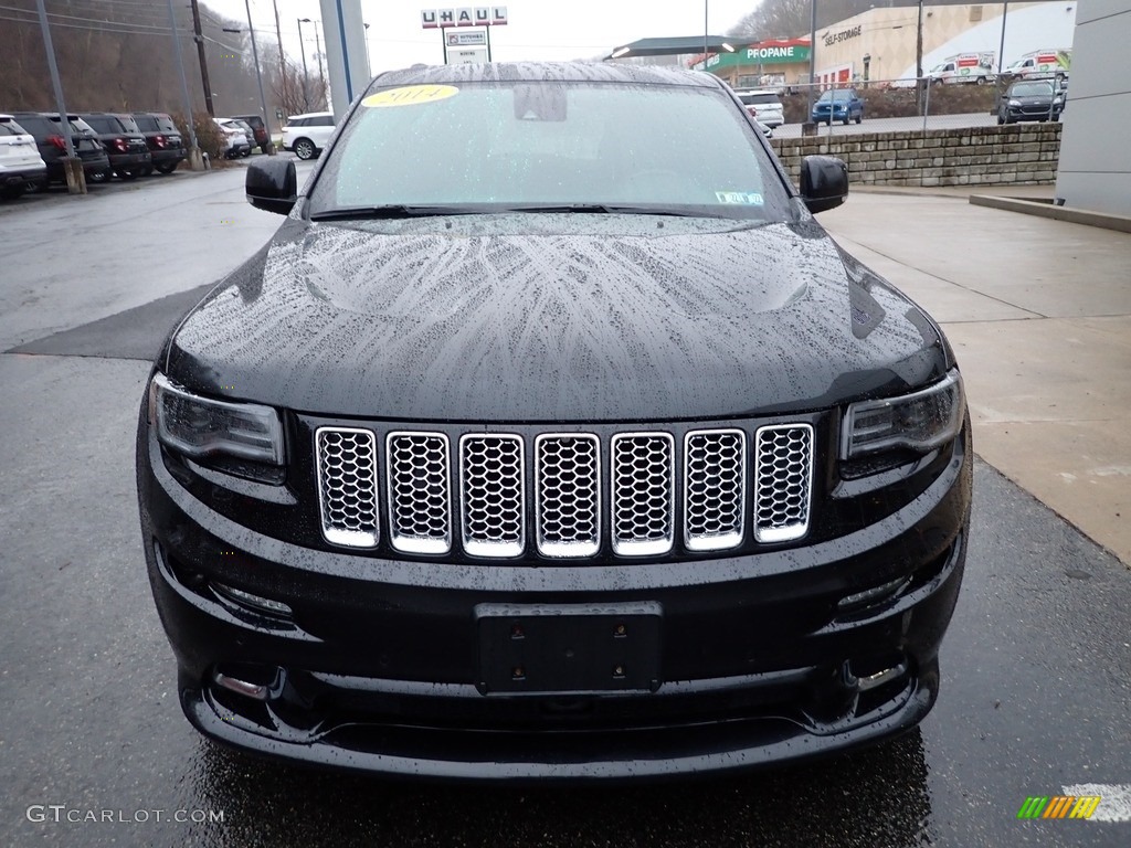 2014 Grand Cherokee SRT 4x4 - Brilliant Black Crystal Pearl / SRT Morocco Black photo #8