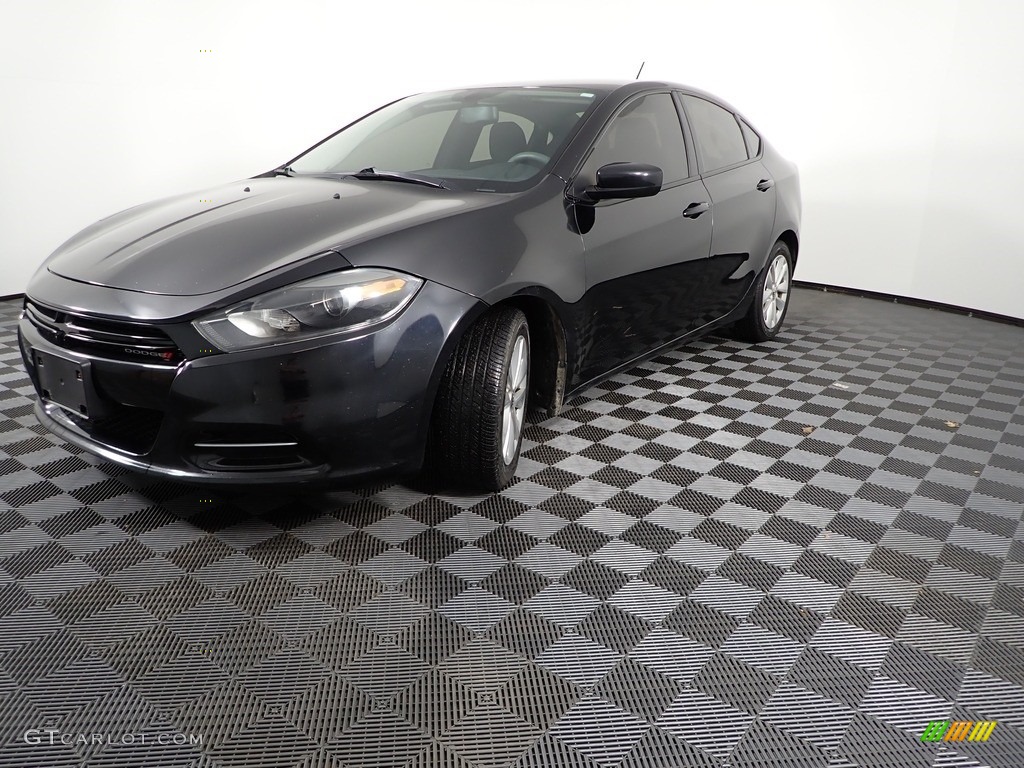 2014 Dart SXT - Pitch Black / Black/Light Tungsten photo #7
