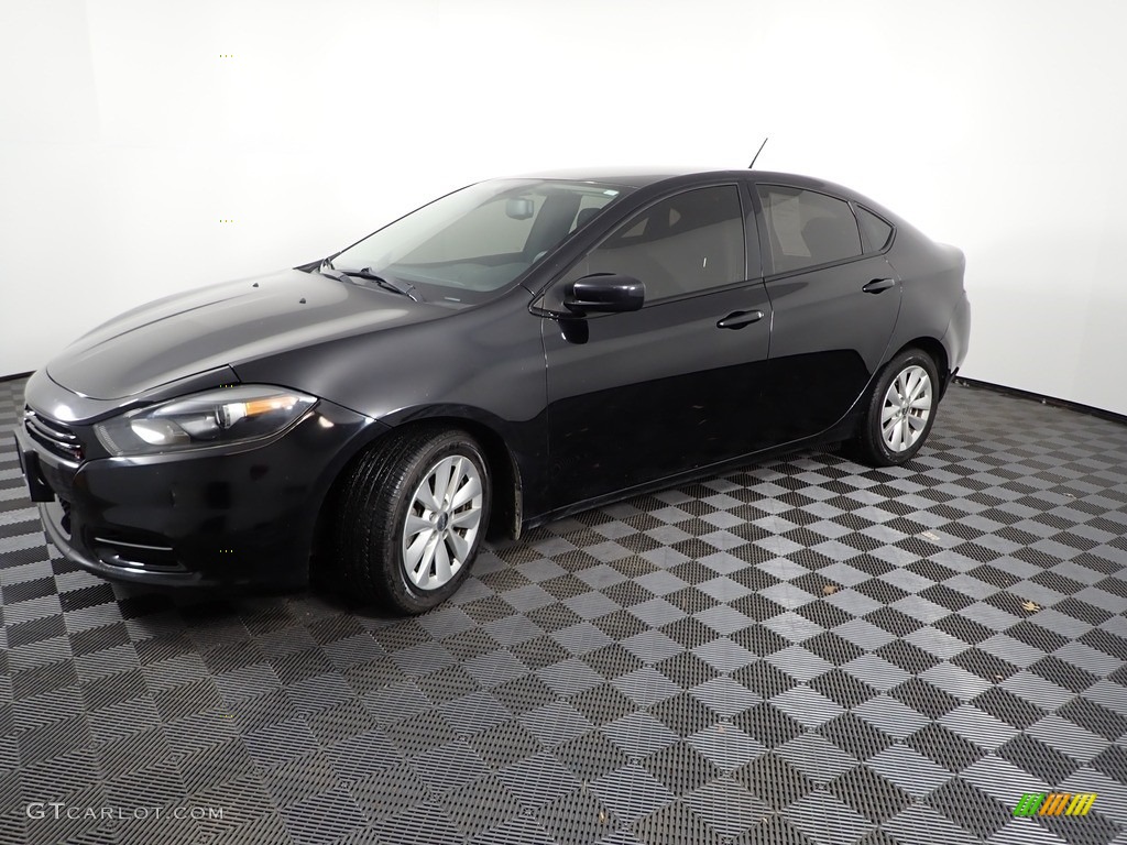 2014 Dart SXT - Pitch Black / Black/Light Tungsten photo #8