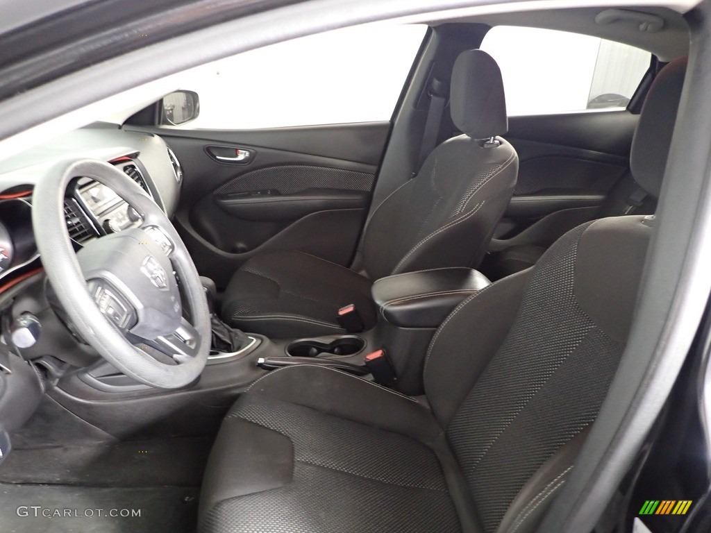 2014 Dart SXT - Pitch Black / Black/Light Tungsten photo #17