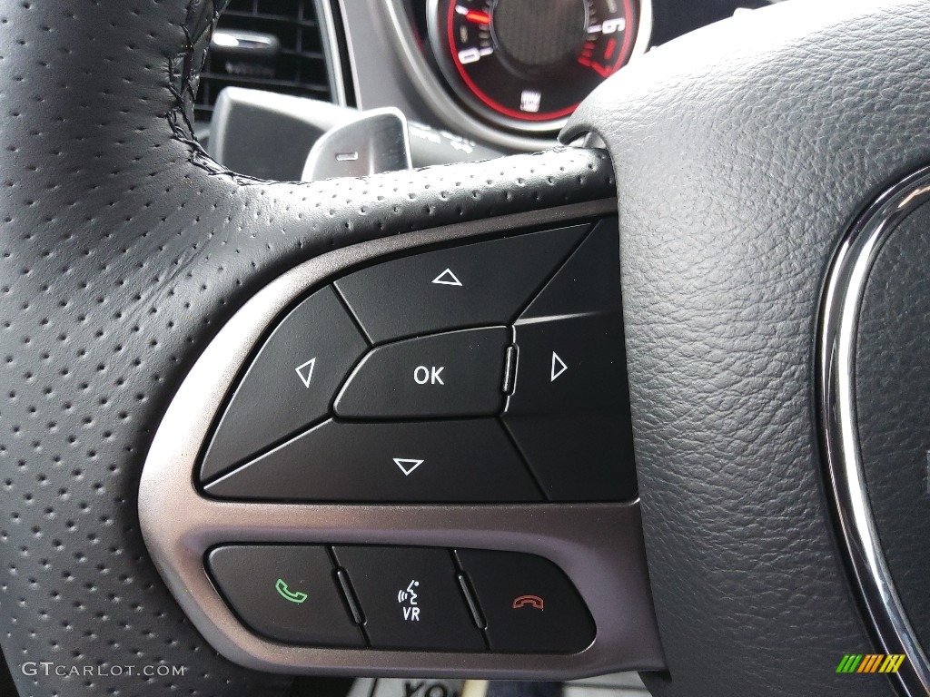 2021 Dodge Challenger GT Black Steering Wheel Photo #143494641