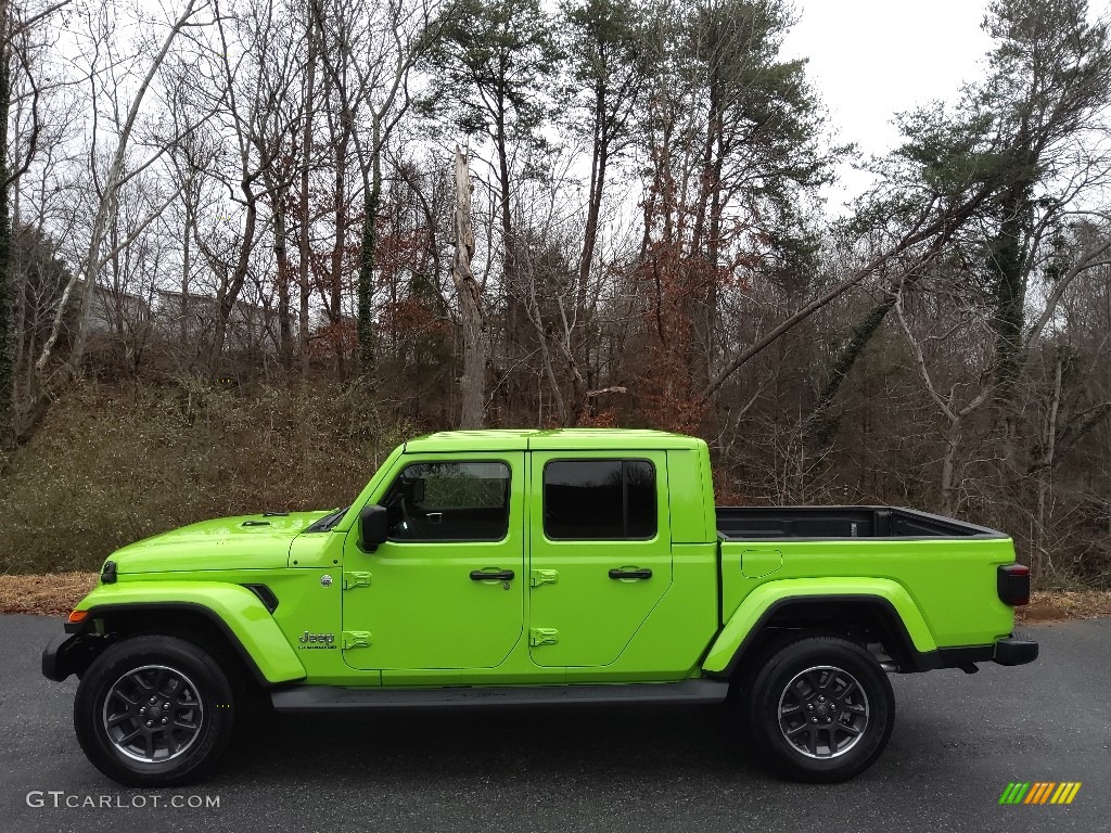 Limited Edition Gecko 2021 Jeep Gladiator Overland 4x4 Exterior Photo #143495379