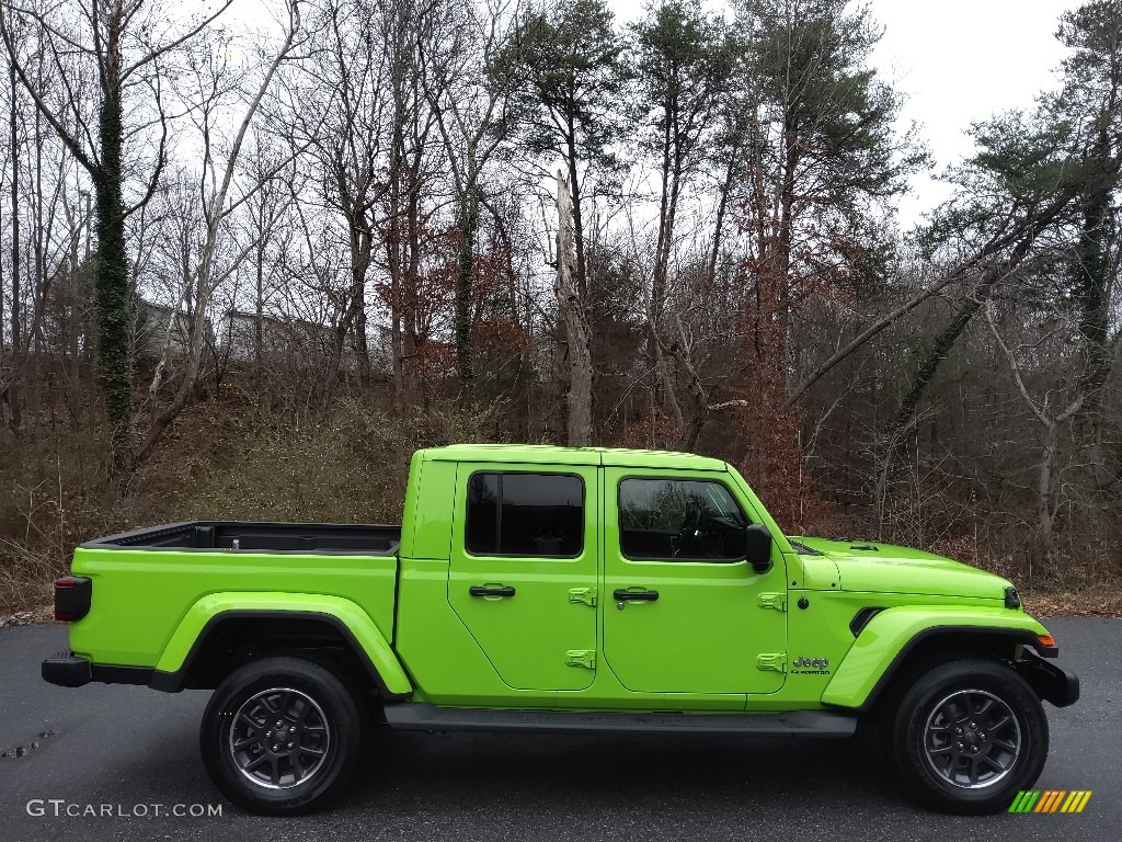 Limited Edition Gecko 2021 Jeep Gladiator Overland 4x4 Exterior Photo #143495454