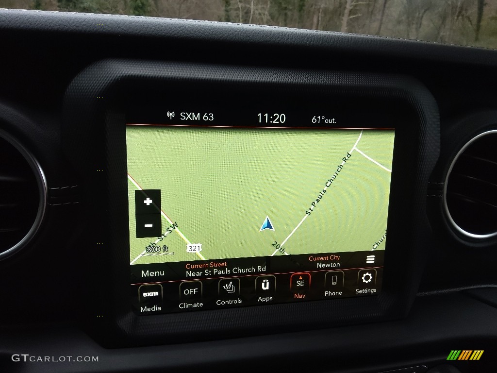 2021 Jeep Gladiator Overland 4x4 Navigation Photo #143495691