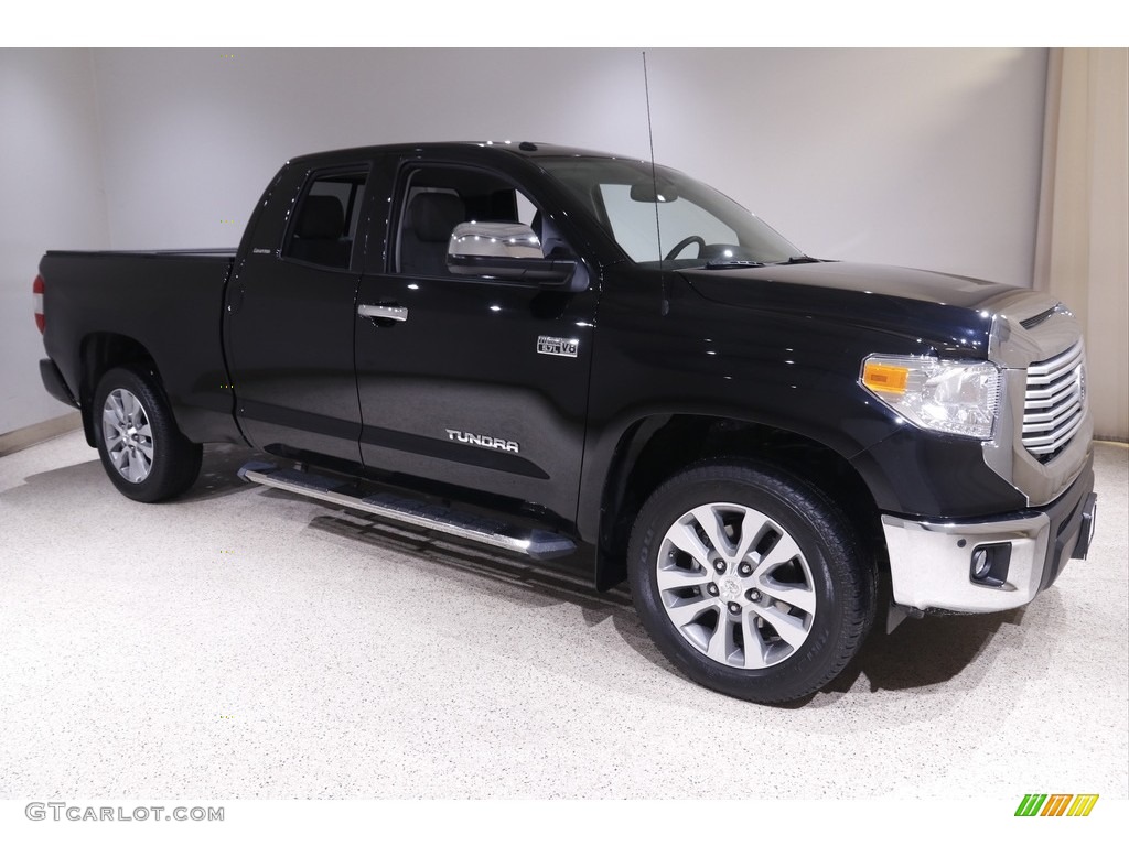 2017 Tundra Limited Double Cab 4x4 - Midnight Black Metallic / Graphite photo #1