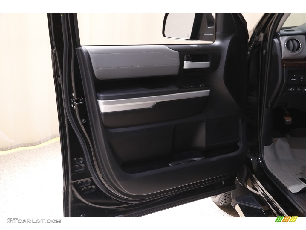 2017 Toyota Tundra Limited Double Cab 4x4 Graphite Door Panel Photo #143497917