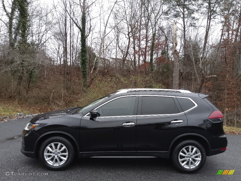 Magnetic Black 2019 Nissan Rogue SV Exterior Photo #143497926