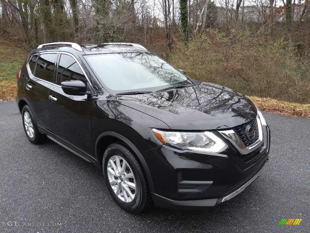 Magnetic Black 2019 Nissan Rogue SV Exterior Photo #143497962