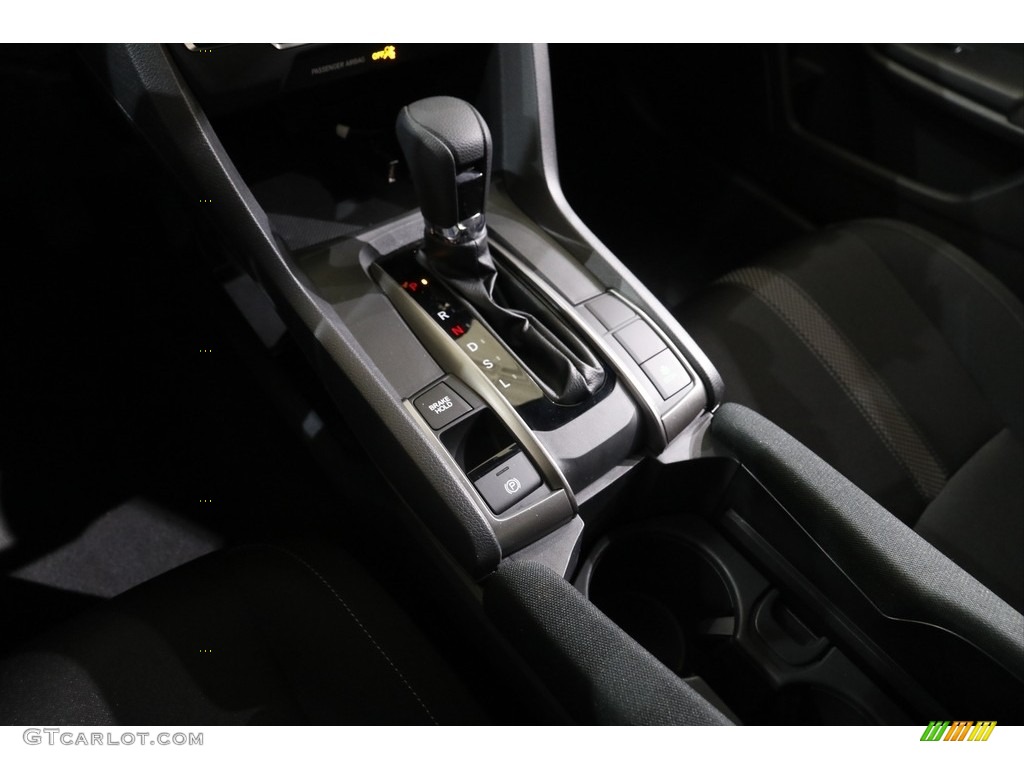 2021 Civic LX Hatchback - Crystal Black Pearl / Black photo #11
