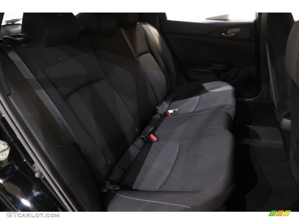 2021 Civic LX Hatchback - Crystal Black Pearl / Black photo #14