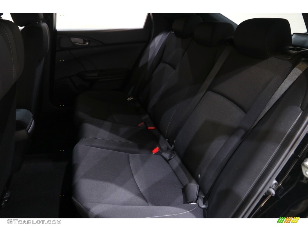 2021 Civic LX Hatchback - Crystal Black Pearl / Black photo #15